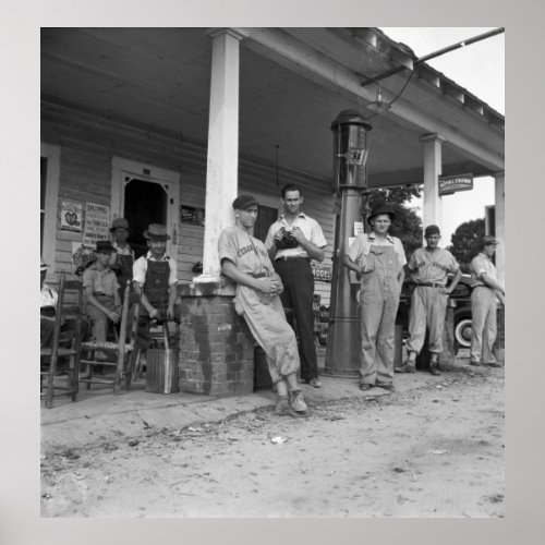 Vintage Baseball in NC 1930s Poster