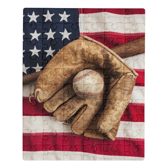 Vintage Baseball Jigsaw Puzzle (Puzzle Vertical)