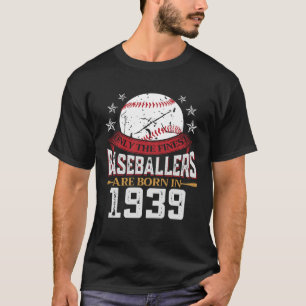 Vintage Baseball Legend Since 1939 84 Years Baseba T-Shirt