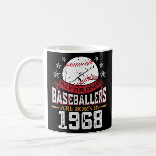 Vintage Baseball Legend Since 1968 55 Years Baseba Coffee Mug