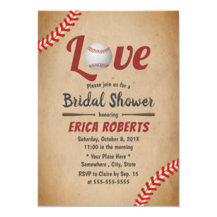 Sports Themed Bridal Shower Invitations 9