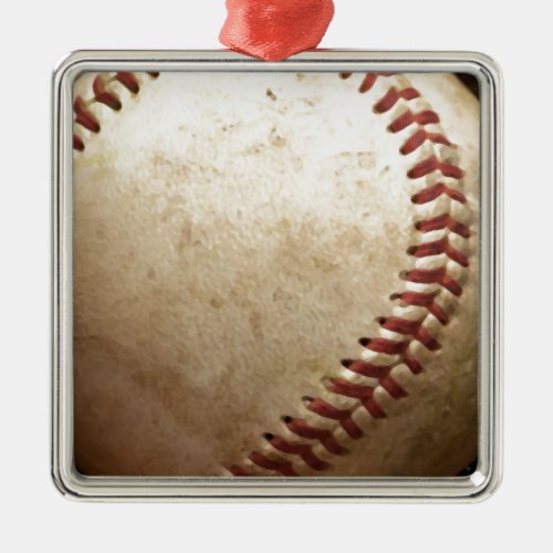 Vintage Baseball Metal Ornament