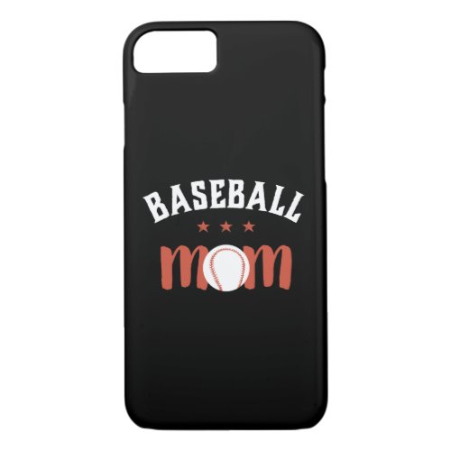 Vintage Baseball Mom for Proud Mothers iPhone 87 Case