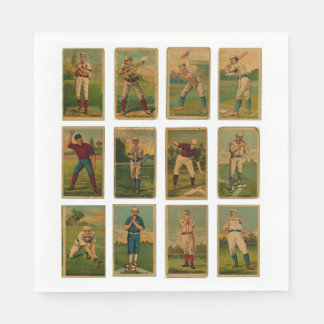 Vintage Baseball Napkins