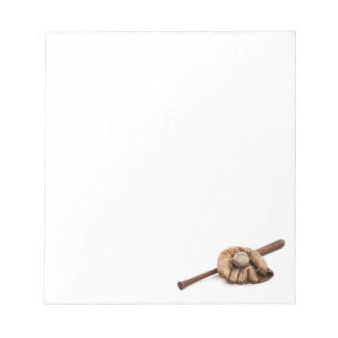 Vintage Baseball Notepad