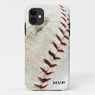 Vintage Baseball or Softball  Stitches iPhone 11 Case