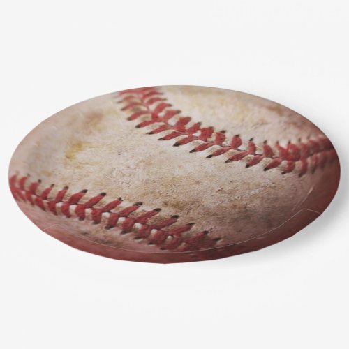 Vintage Baseball Paper Plates