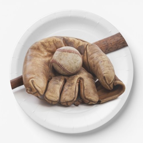 Vintage Baseball Paper Plates