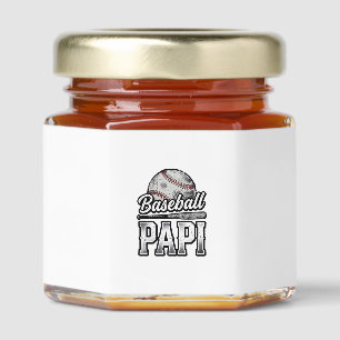 Vintage Baseball Papi Distressed Dad Shirt Design_ Honey Jar Favors