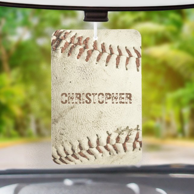 Vintage Baseball Personalized Air Freshener (Creator Uploaded)