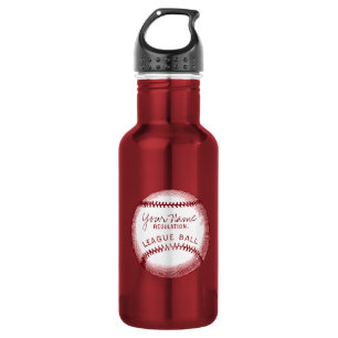 Vintage Baseball, personalized ball Water Bottle