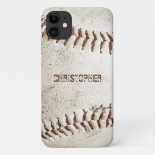 Vintage Baseball Personalized iPhone 11 Case