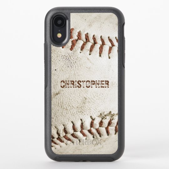 Vintage Baseball Personalized OtterBox iPhone Case