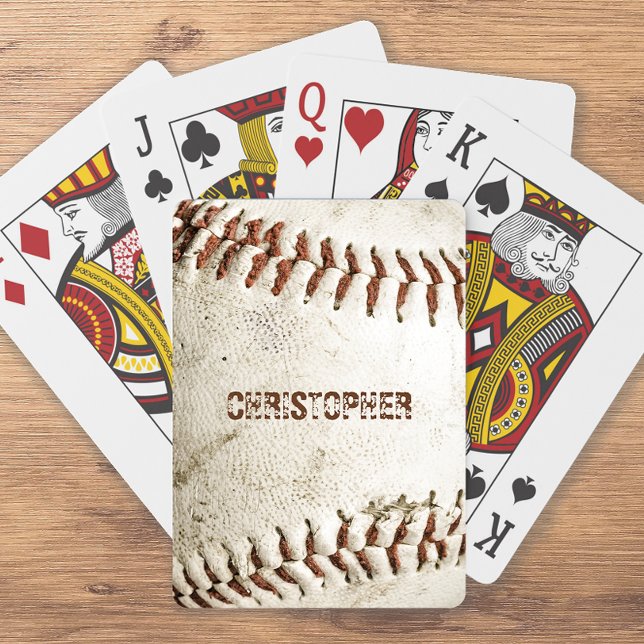 Vintage Baseball Personalized Poker Cards (Creator Uploaded)