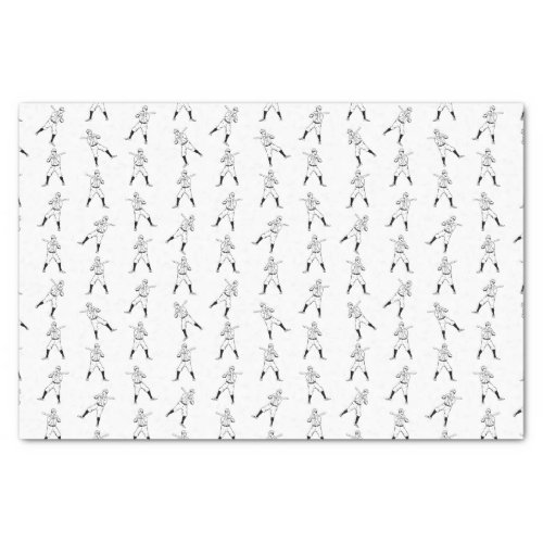 Vintage Baseball Player CUSTOM BACKGROUND COLOR Tissue Paper