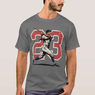vintage baseball player number 23 graphic(UpRGB)(n T-Shirt