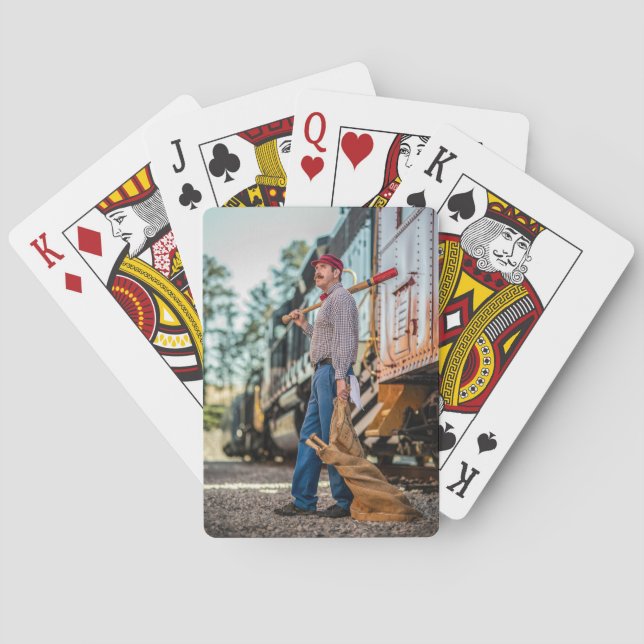 Vintage baseball playing cards (Back)