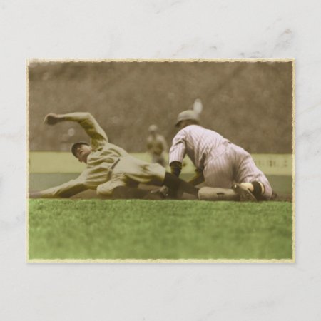 Vintage Baseball Postcard From 1923