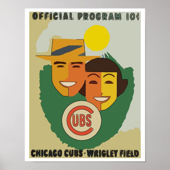 Vintage Baseball Poster (Front)