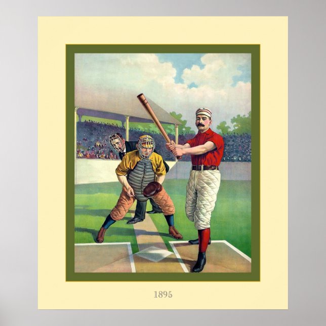 Vintage Baseball Poster (Front)