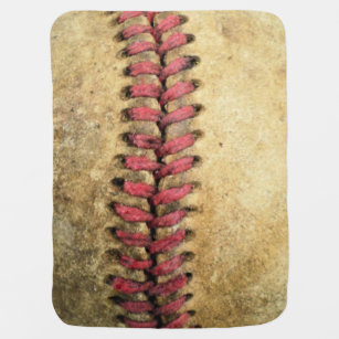 Vintage Baseball Receiving Blanket