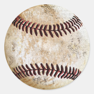 Vintage Baseball Stickers for Handwritten