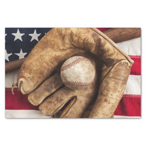 Vintage Baseball Tissue Paper