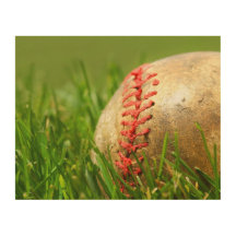 Vintage Baseball Wood Art