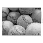 Vintage Baseballs in Black and White