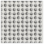 Vintage Baseballs Sports CUSTOM BACKGROUND COLOR Fabric