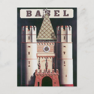 Vintage Basel Switzerland Postcard