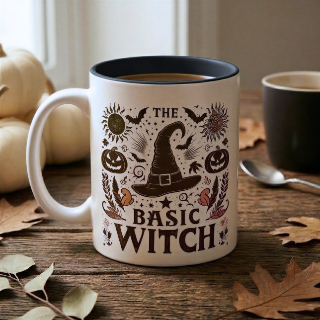 Vintage Basic Witch Halloween Coffee Mug (Creator Uploaded)