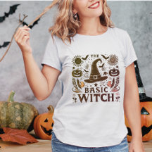 Vintage Basic Witch Spooky Season Apparel