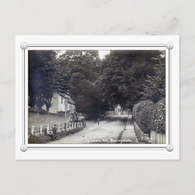 Vintage Basingstoke, Hampshire, UK Postcard (Front)