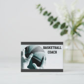 Vintage Basketball Business Card (Standing Front)