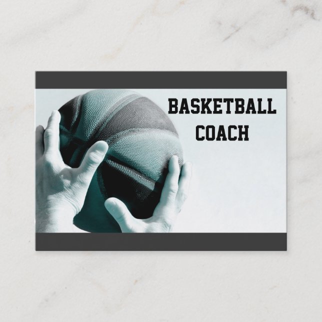 Vintage Basketball Business Card (Front)