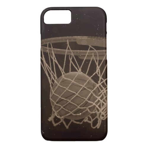 Vintage Basketball Photo iPhone 7 Case
