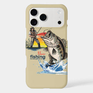 Vintage Bass Fishing Graphic Art [Female]  iPhone 17 Pro Max Case