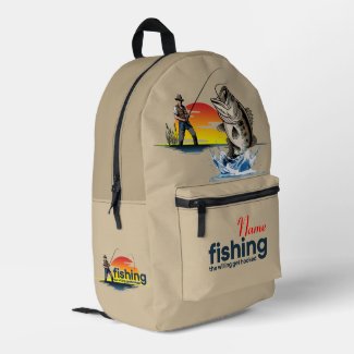 Vintage Bass Fishing Graphic Art [Light mode]