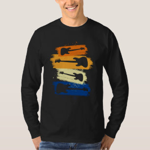 Vintage Bass Guitar For Guitar Bass Player  2 T-Shirt