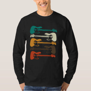 Vintage Bass Guitar For Guitar Bass Player 7 T-Shirt