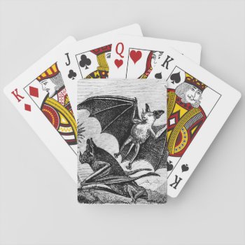Vintage Bat Art Bicycle® Poker Playing Cards by mrcountscary at Zazzle