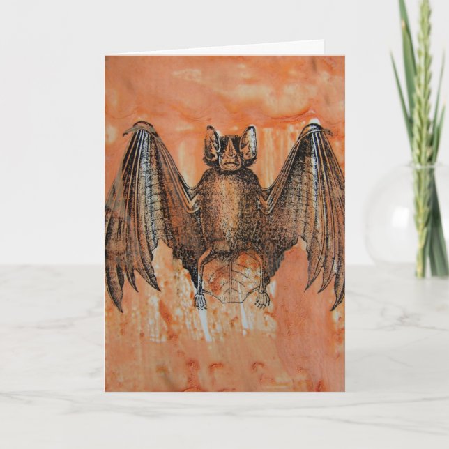 Vintage Bat Card (Front)