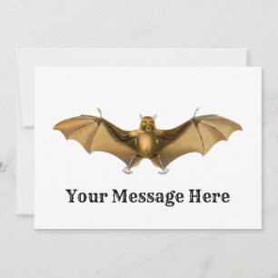Vintage bat Lover gift Invitation