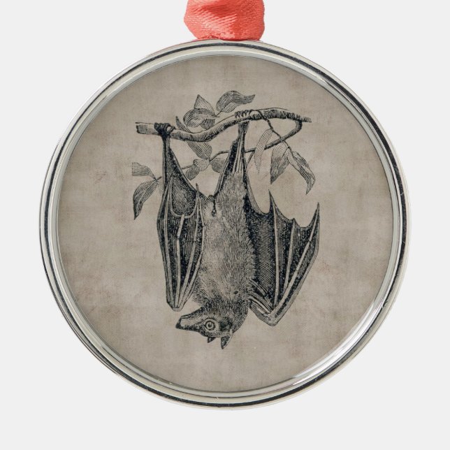 Vintage Bat Ornament (Front)