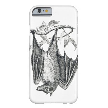 Vintage Bat Print Barely There Iphone 6 Case by lovableprintable at Zazzle