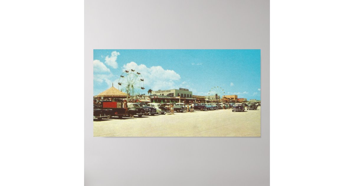 vintage Bath house, Jacksonville, Florida Poster | Zazzle