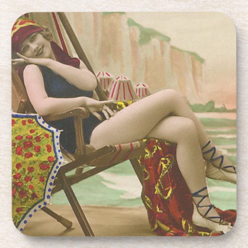 Vintage Bathing Beauties Coaster
