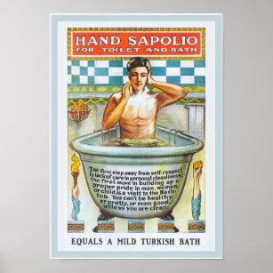 Vintage Bathroom Posters Prints Zazzle