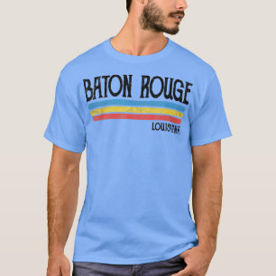 Vintage Baton Rouge Louisiana La Love Gift Souven T-Shirt